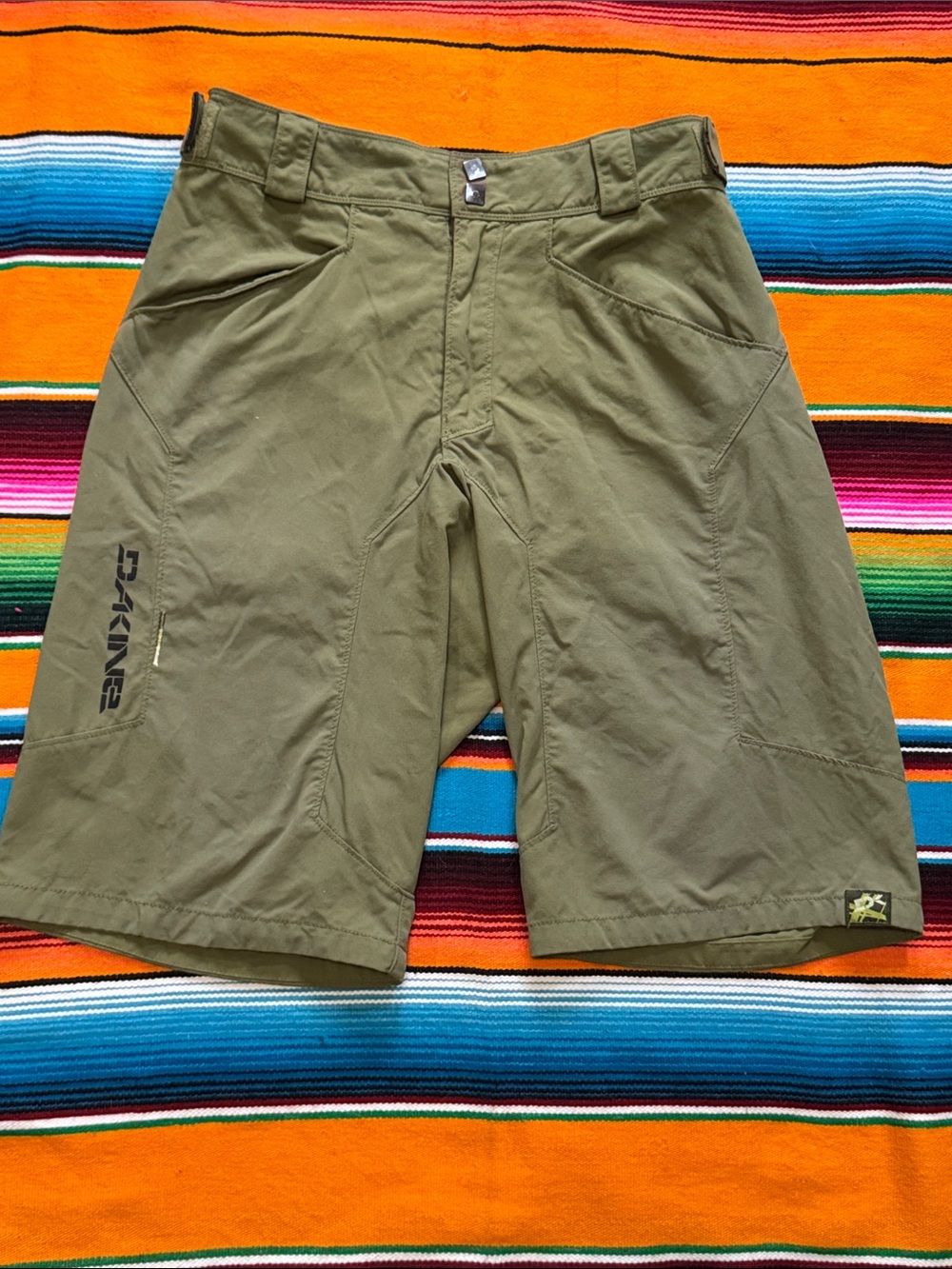 Dakine Olive Green Men's Cycling Mountain Bike Shorts